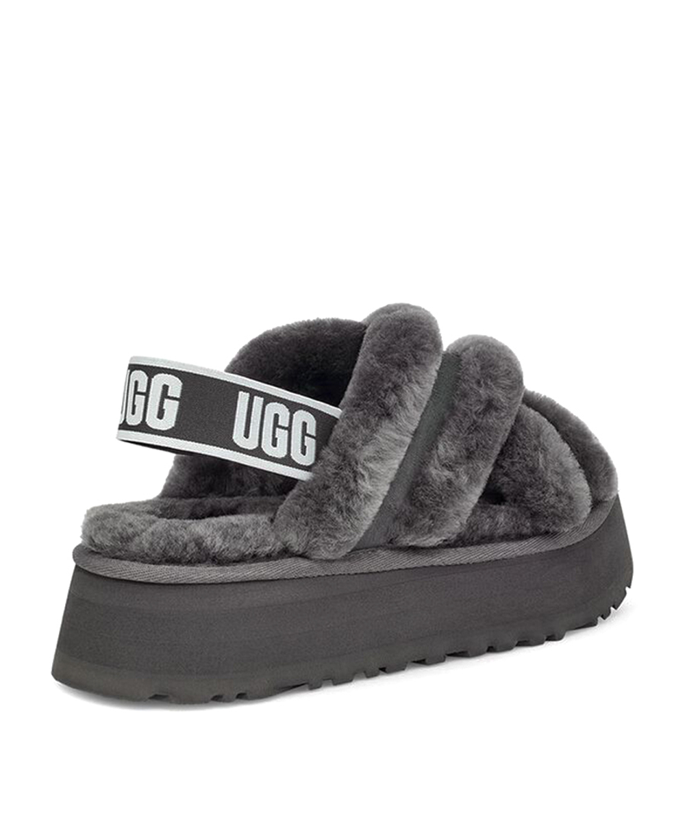 DISCO CROSS SLIDE-grey