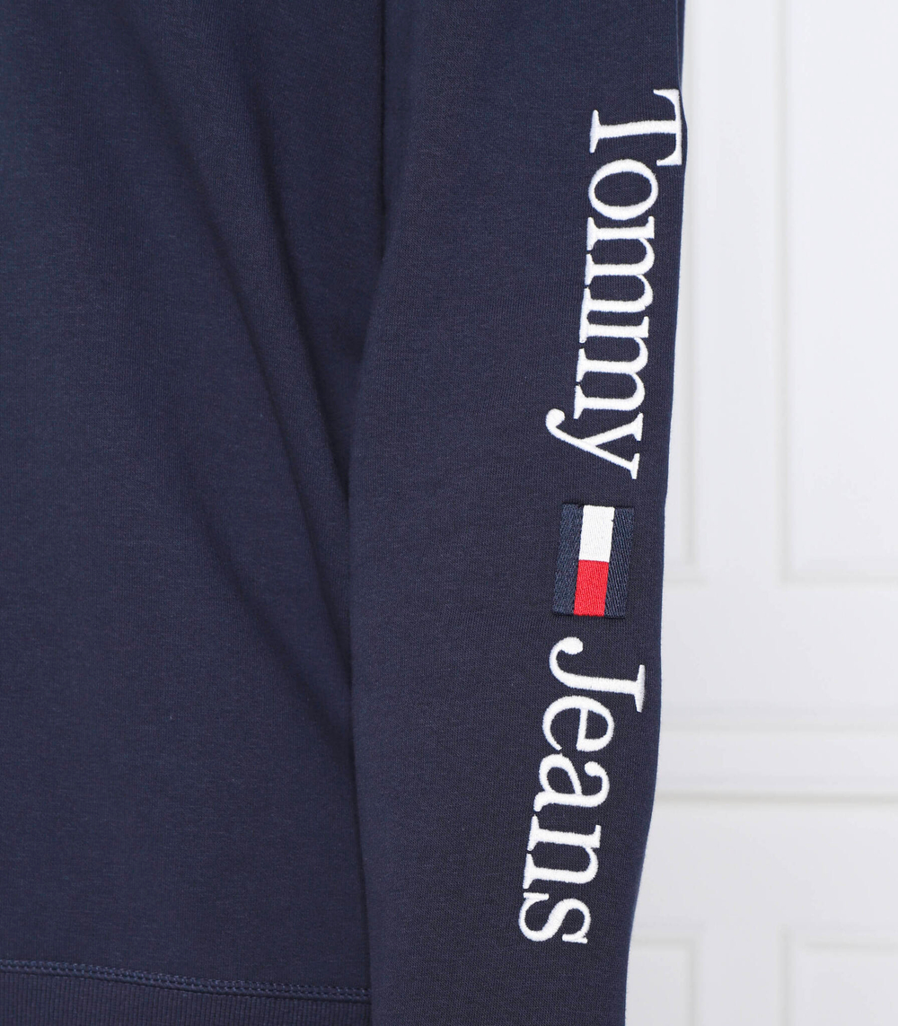 Худи linear placement Tommy Jeans - темно-синий(DM0DM15012)