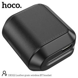 Bluetooth-гарнитура HOCO DES22 Leather grain