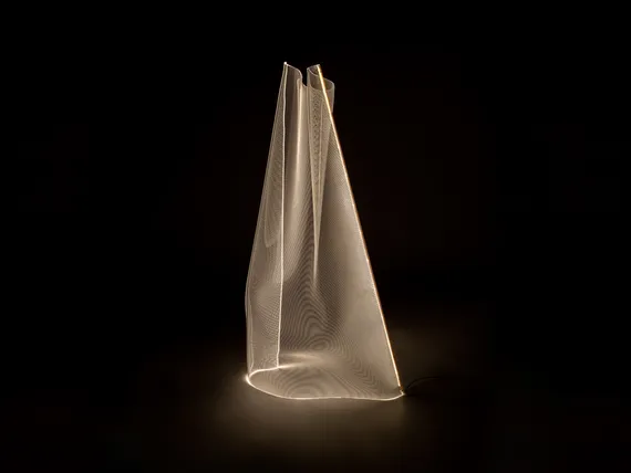 Торшер Velos 140 см золото