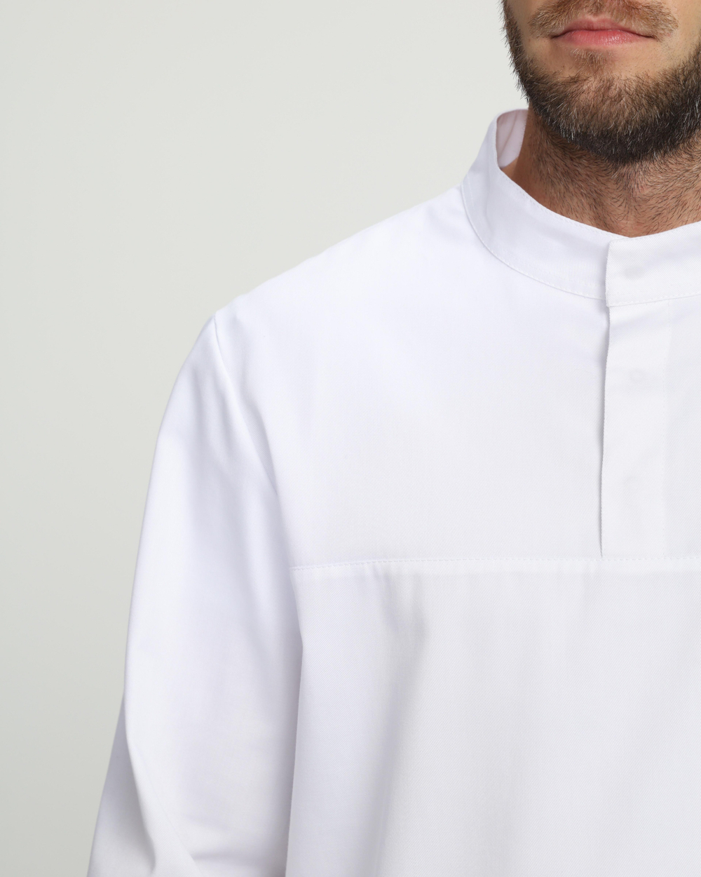 Костюм мужской ХАССП-Стандарт NEW (тк.Смесовая,160), белый