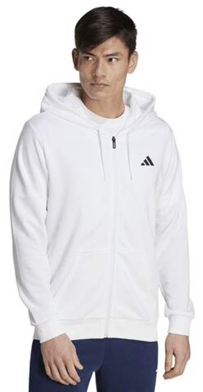 Мужская теннисная кофта Adidas Club Hoodie - white blanc