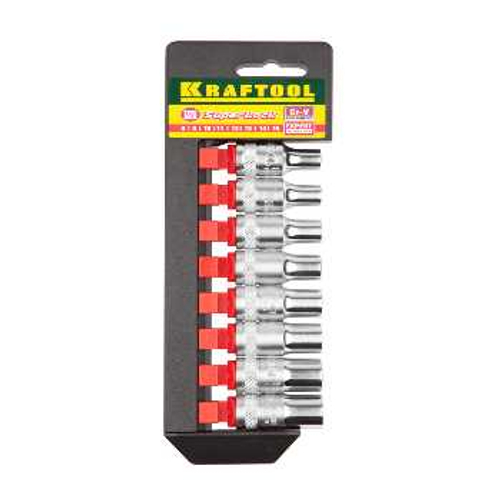 Набор торцовых головок 1/2", 8-15 мм 8 предметов KRAFTOOL, 27863-H8_z01