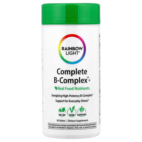 Rainbow Light, Complete B-Complex+™, 90 таблеток