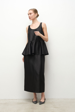 Юбка карандаш сияющая