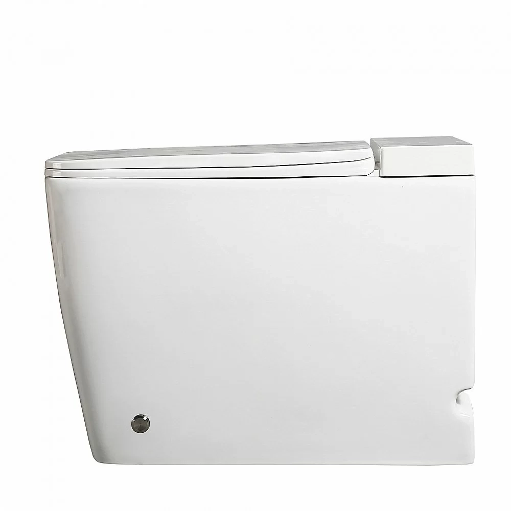 Унитаз ABBER Rechteck AC1212P импульсный смыв, с крышкой микролифт