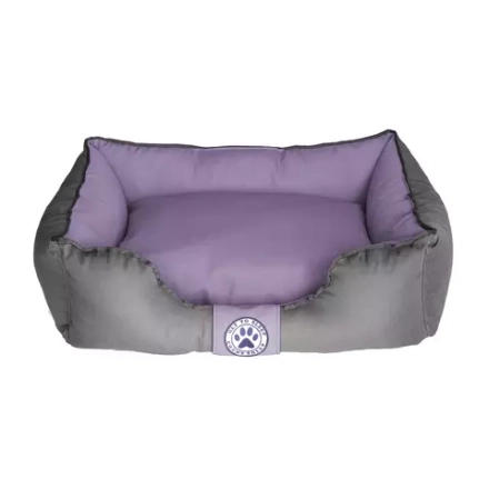 Лежанка для собак размер M двухсторонняя разборная сиреневая Царь-лежанка Lapalandia