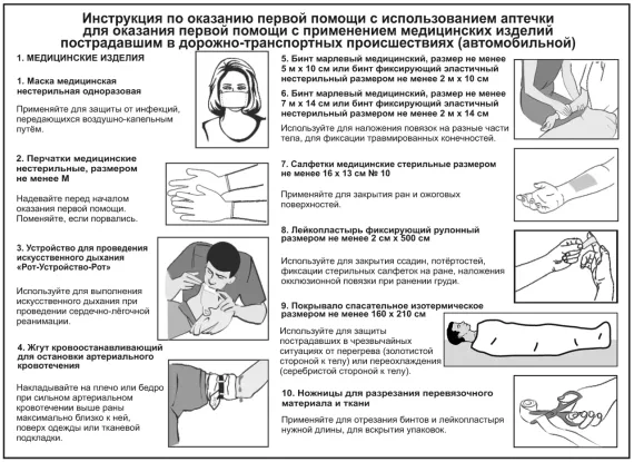 Аптечка для оказания работниками первой помощи пострадавшим с применением медицинских изделий (футляр металлический шкаф) (приказ 262н) 
, арт. 3767