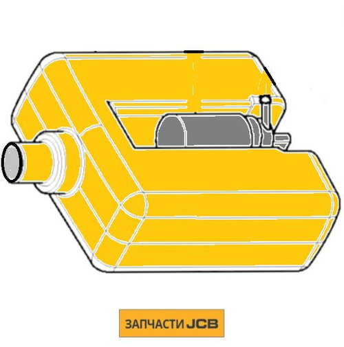 Бачок стеклоомывателя JCB 331/66503