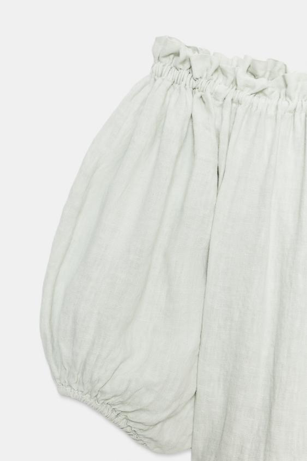 ZARA ПЛАТЬЕ МИДИ ИЗ 100% ЛЬНА — ZW COLLECTION, ЦВЕТ МОРСКОЙ ВОЛНЫ