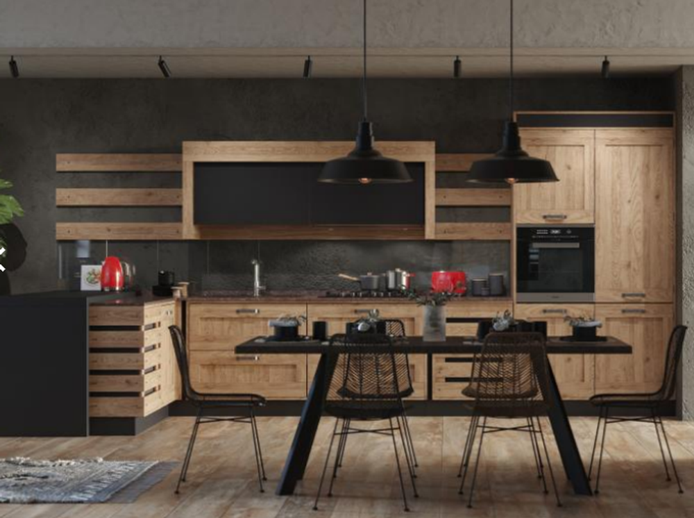 Современная кухня Лофт Винтаж