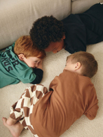 Лонгслив для мальчика Next B33-805, 3 шт., Зеленый, Черный, Кирпичный