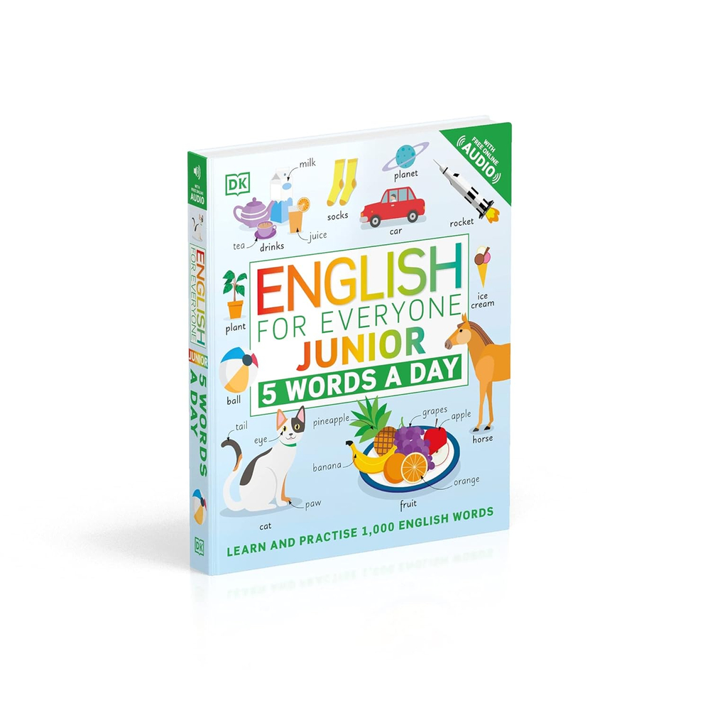 English for Everyone Junior: 5 Words a Day: Learn and Practise 1,000 English Words Flexibound