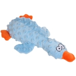 Игрушка для собак «ЗООГРАД», утка, 1 пищалка, шуршащий, 27*10*4см / 50гр (лейбл)