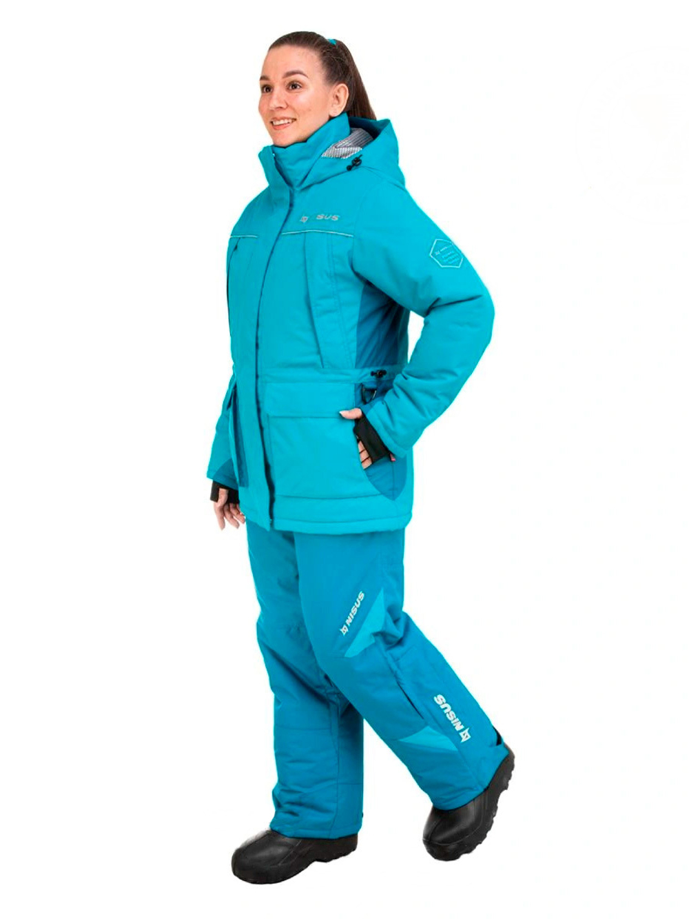 Костюм зимний Nisus MIRA 15/15 К, фуксия/серый, Шелтер до -40С, размер XL (T-M-XL-50-170-F)