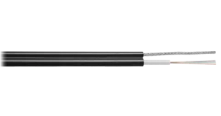 Кабель оптический 4 волоконный SM 9/125 внешний, 1,5 кН, со стальным тросом.