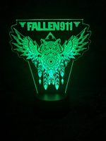 3Д-светильник Сова "Fallen"