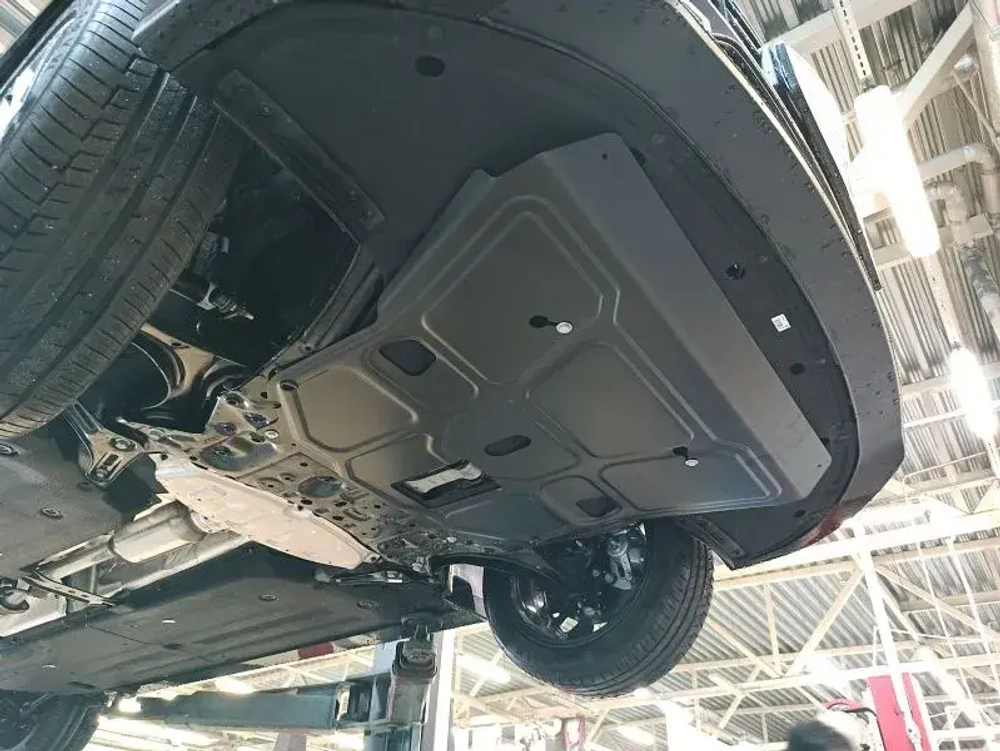 Защита картера и КПП Sheriff для Hyundai Santa Fe IV Рестайлинг 2021- арт.10.4463