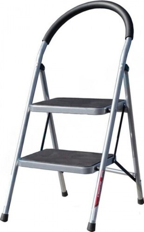 Стремянка Стальная 2ступ двухсторонняя Алюмет