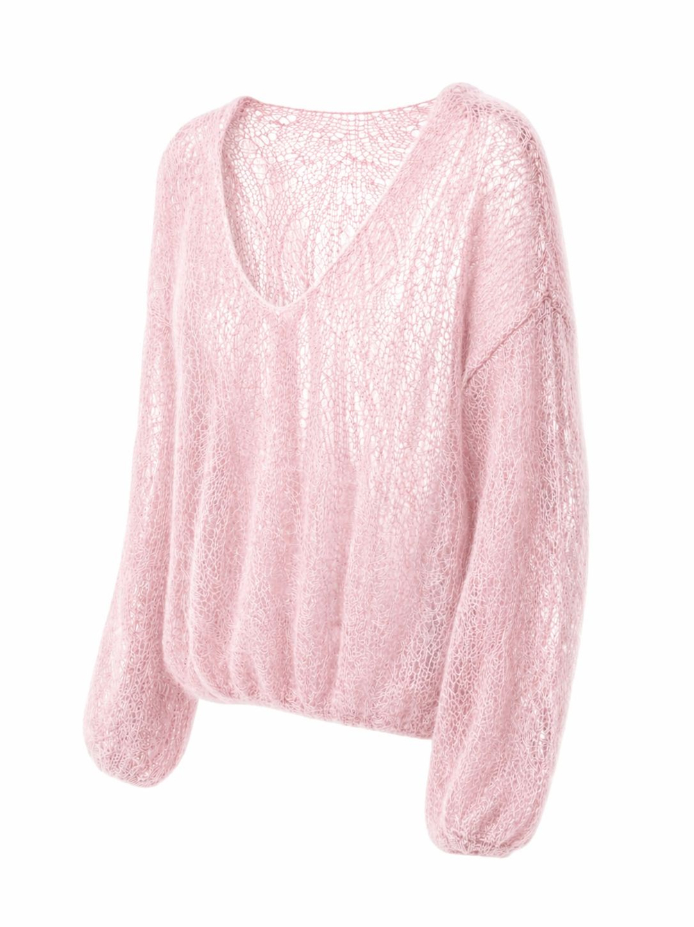 MOHAIR кофта - розовый