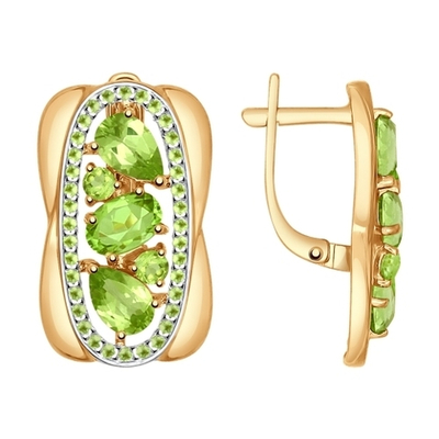 Серьги Au 585 (724695)