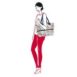 Сумка shopper e1 millefleurs