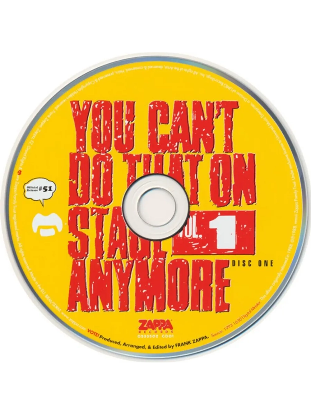 Frank Zappa — You Can't Do That On Stage Anymore Vol. 1