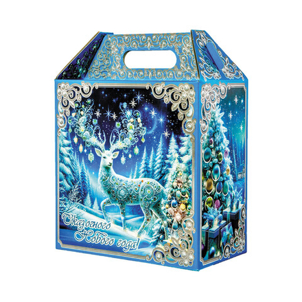 Детский сладкий новогодний подарок Бирюза