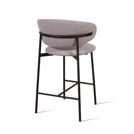 Полубарный стул Adele, серая рогожка