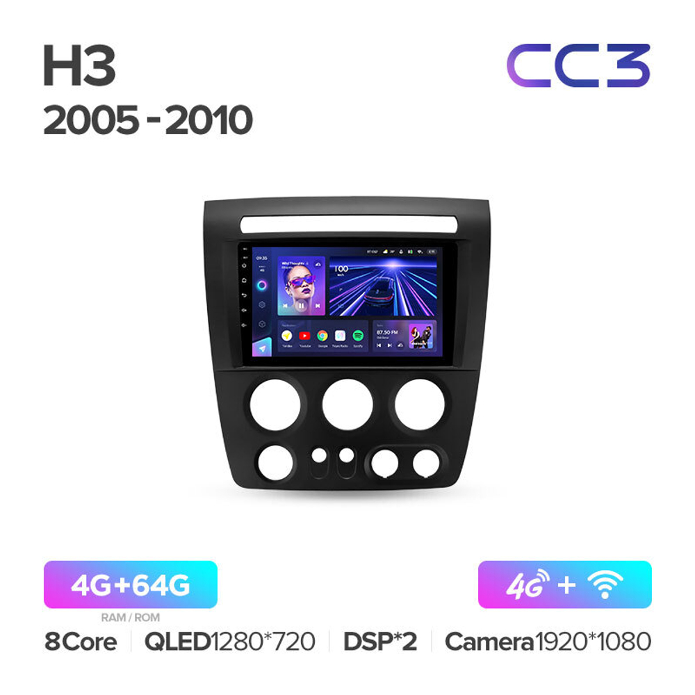 Teyes CC3 9"для Hummer H3 2005-2010