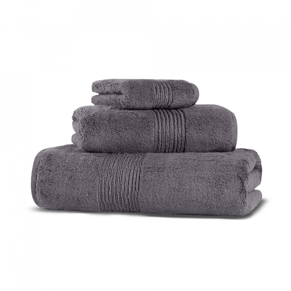Полотенце 50x76 Hamam Galata Organic charcoal антрацит