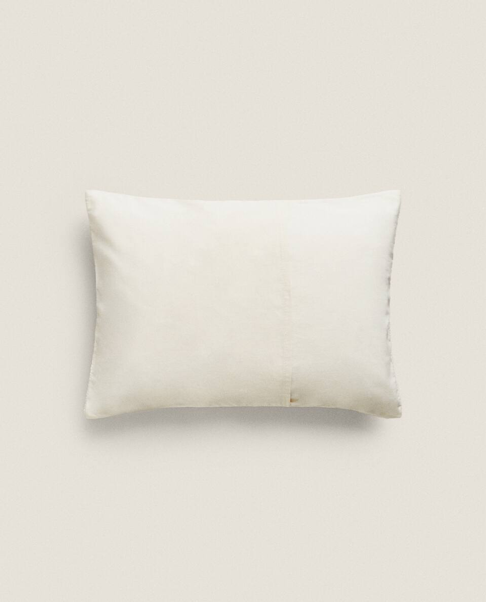 ZARA HOME ДЕТСКИЙ ЧЕХОЛ ДЛЯ ДЕКОРАТИВНОЙ ПОДУШКИ, КРЕМОВЫЙ