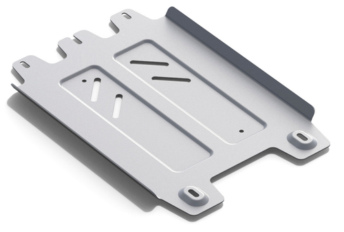 Защита КПП Rival для Toyota Tacoma III (V - 3.5) 4WD 2015-2019 2019-н.в., штампованная, алюминий 6 мм, с крепежом, 2333.9521.1.6