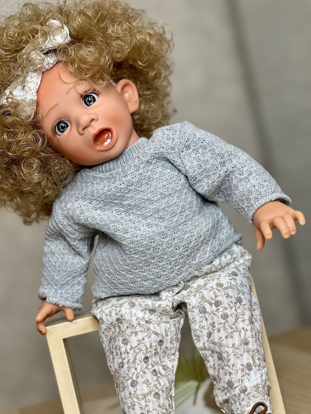 Кукла LAMAGIK мягконабивная  38см Gestito (12031)