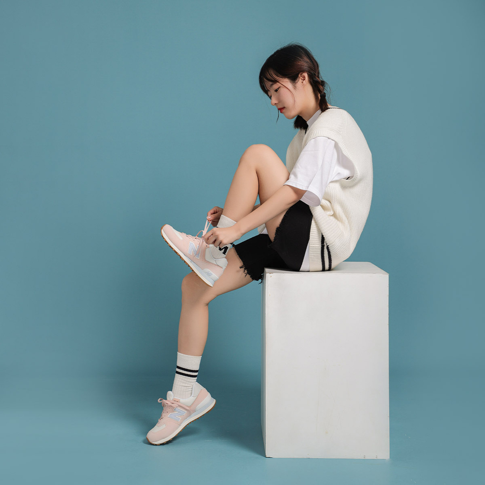 Кроссовки New Balance Nb 574 (Женская размерная сетка)
