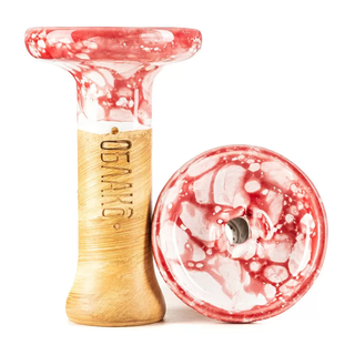 Купить Чаша Облако Phunnel S Glaze Top Красно белый мрамор