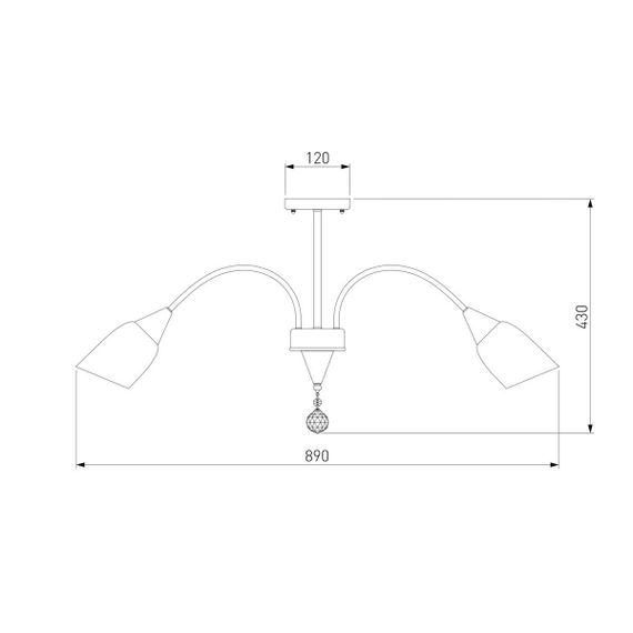 Потолочная люстра Eurosvet 30149/8 золото