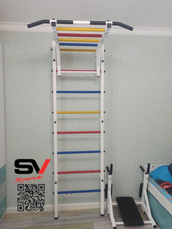 Монтаж шведской стенки Sv Sport в бетонные, кирпичные стены