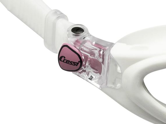 Очки для плавания детские Cressi Rocks бело-розовые