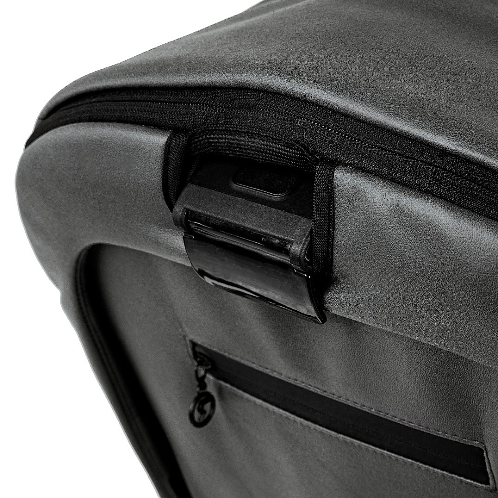 Детская коляска Roan Sol Vintage Luxury Leather 2.0 3 в 1 с автокреслом Tutis Elo Lux EduSky Black VEGA99DB Woodland Gray/Nickel/руч.Cappuccino