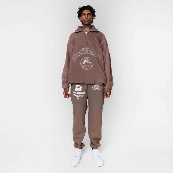 Спортивные штаны Dissident Sportive Goods коричневые - фото 4