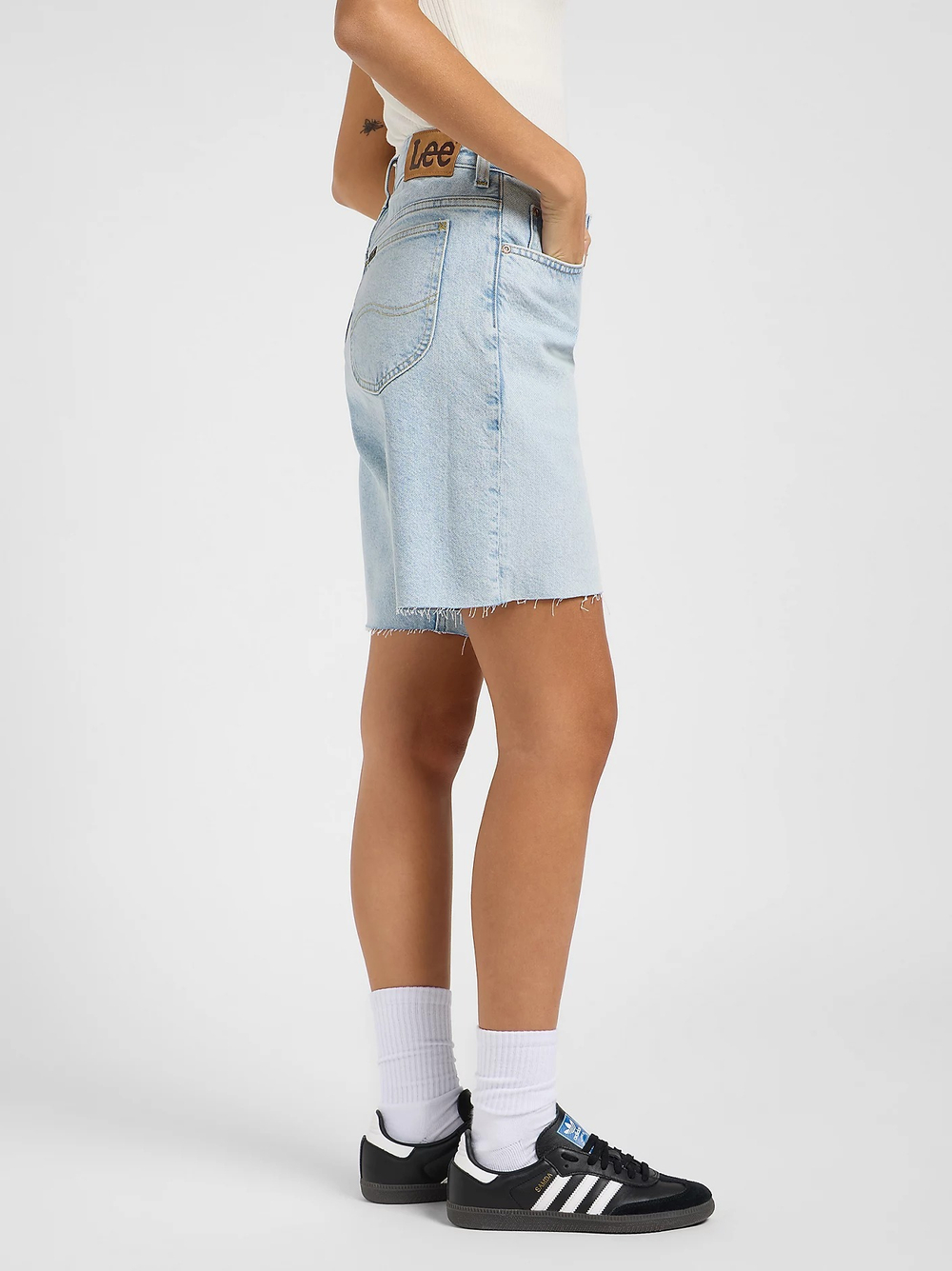 Шорты джинсовые женские LEE RIDER LOOSE SHORT