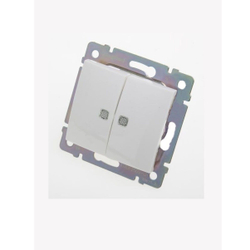 Legrand выключатель 4212 с рамкой 2 белый