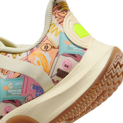 Женские Кроссовки теннисные Nike Court Air Zoom GP Turbo Osaka - coconut milk/volt/gum lighi btown/sesame