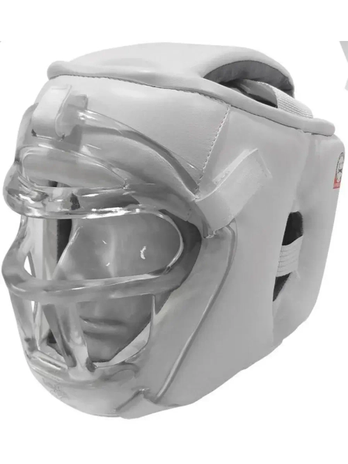 Шлем для Всестилевого Каратэ Кристалл-11, иск.кожа