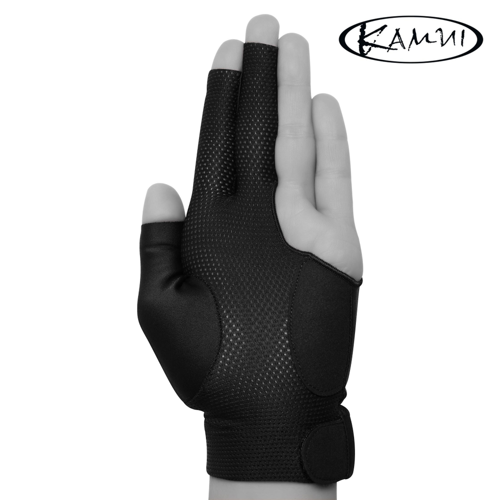 Перчатка для бильярда "Kamui QuickDry" черная правая XL