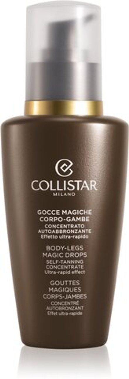 Collistar Magic Drops Body-Legs Self-Tanning Concentrate - эмульсия автозагар для тела и ног /   125  ml  / GTIN 8015150261173