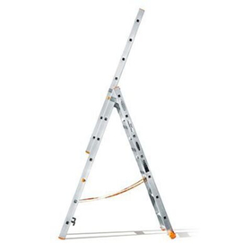 Лестница трехсекционная алюминиевая Эйфель Классик 3х7