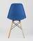 Стул Eames Style DSW синий (разборный каркас)