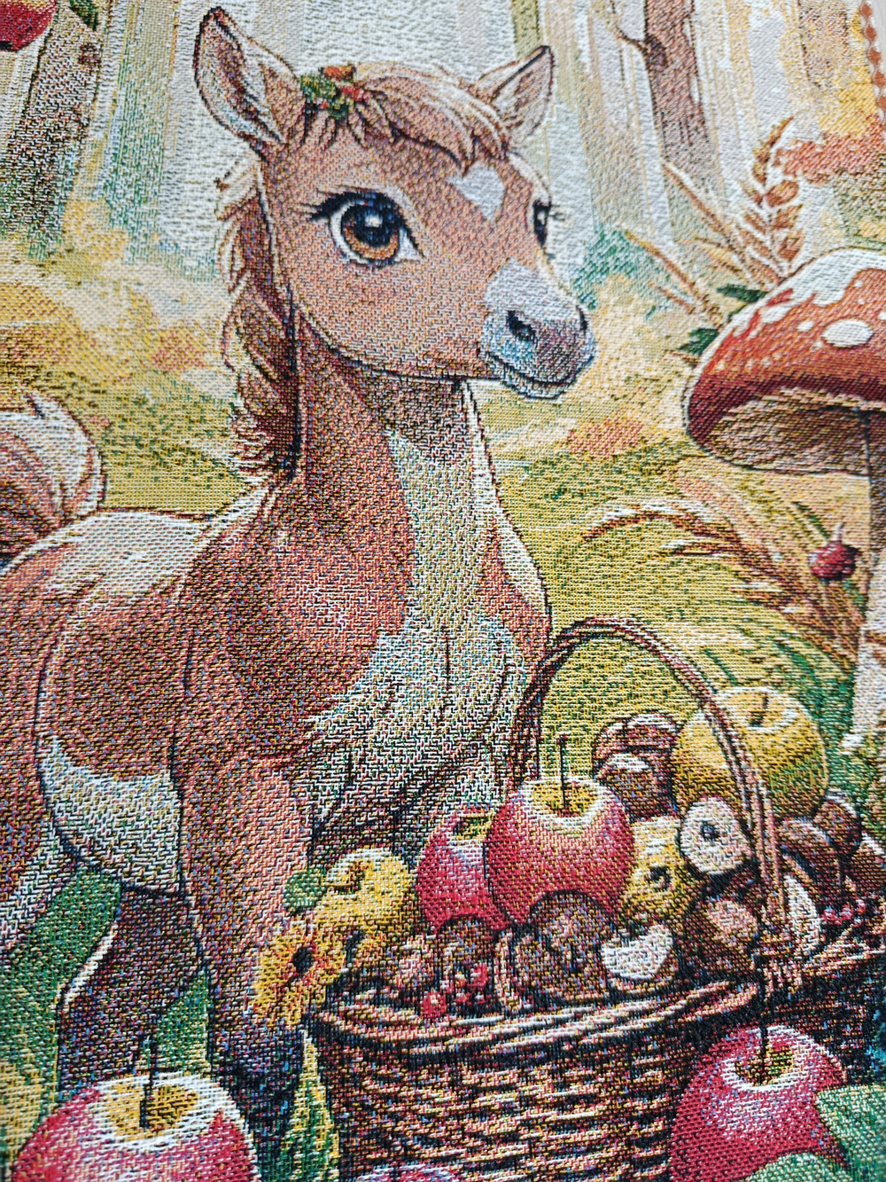 Календарь из гобелена на 2026 год Коняшка 38х72